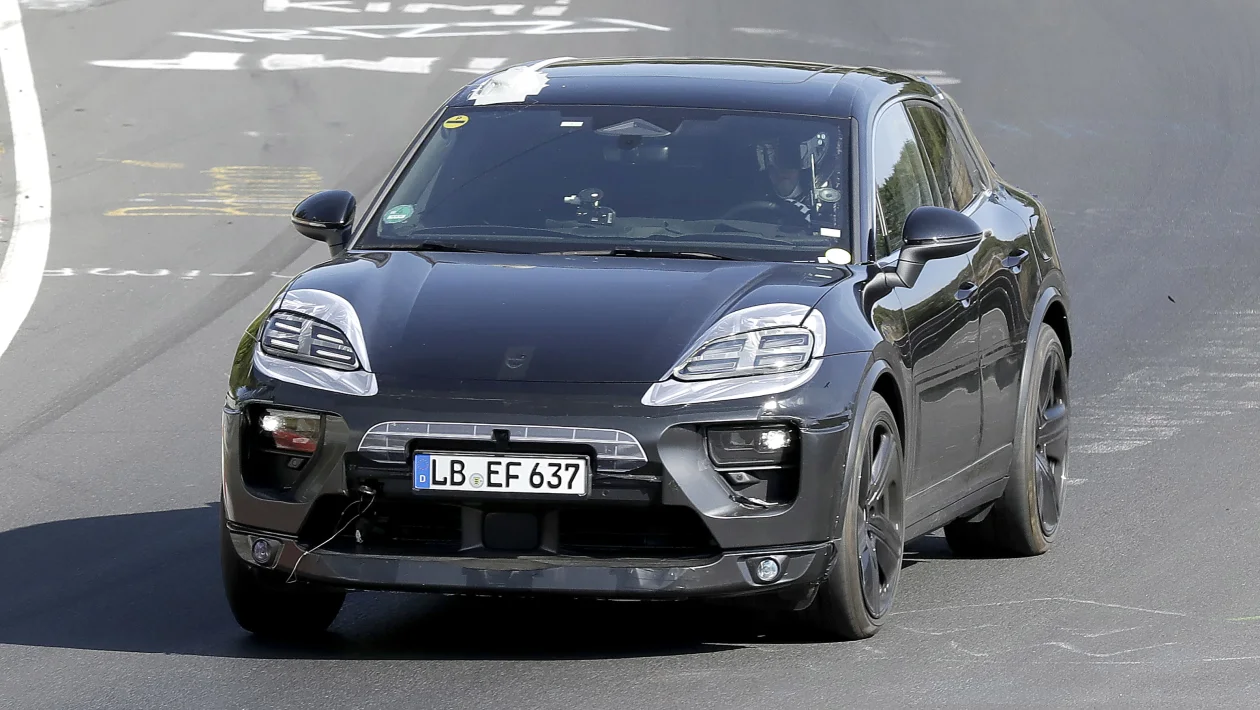 Porsche Macan EV Nurburgring test