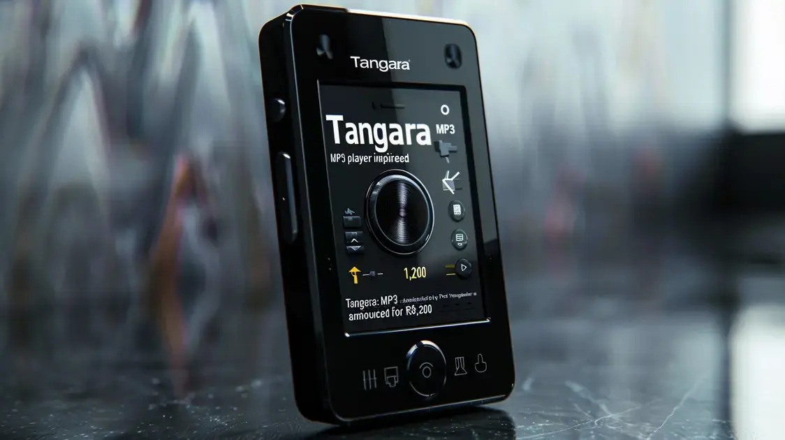 Conheça o Tangara: MP3 player com capacidade para cartões de 2 TB e manutenção simplificada