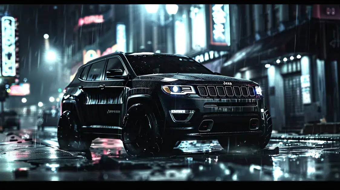 Jeep Compass Blackhawk: Novas imagens revelam acabamento e detalhes do SUV aguardado para 2025!
