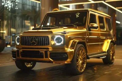 Mercedes G63 Grand Edition dourada