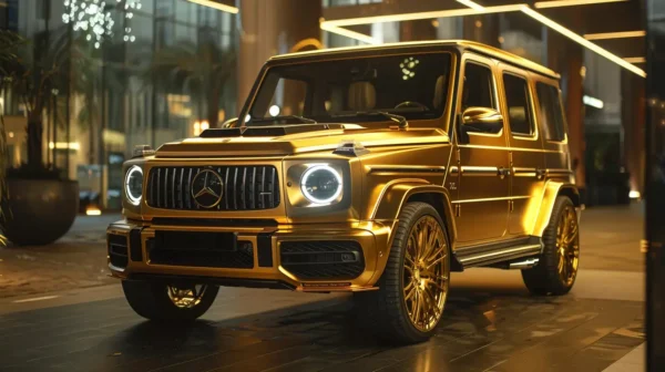 Mercedes G63 Grand Edition dourada