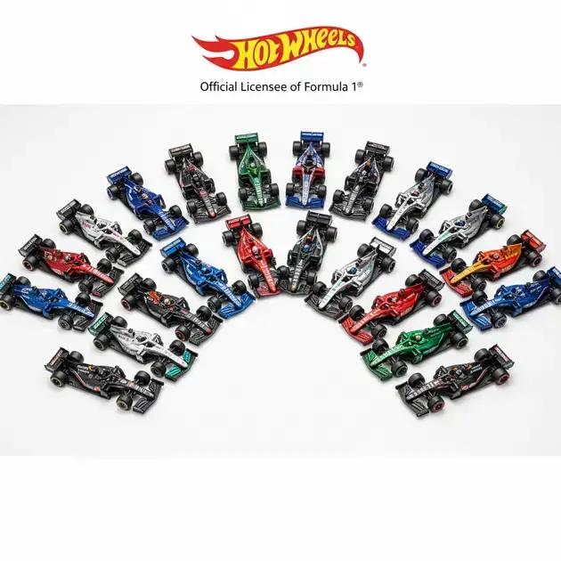 Hot Wheels lança coleção completa de carros da Fórmula 1 2025