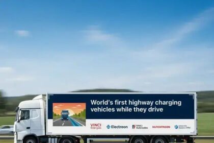 França tem rodovia que carrega carros elétricos em movimento; veja