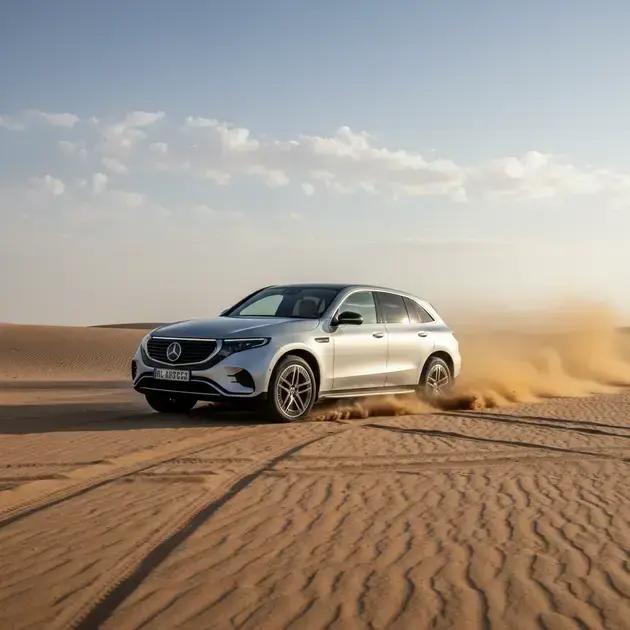 Mercedes-Benz GLC EV 2027: Testamos o protótipo no deserto!