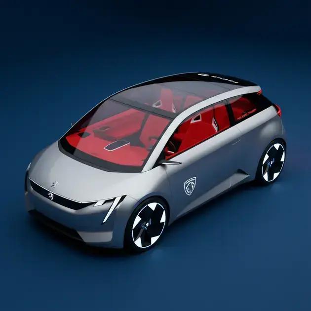 Peugeot Polygon antecipa o novo 208 com visual futurista e ousado